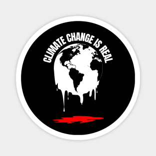 Climate Change is Real | Bleeding Eath Magnet